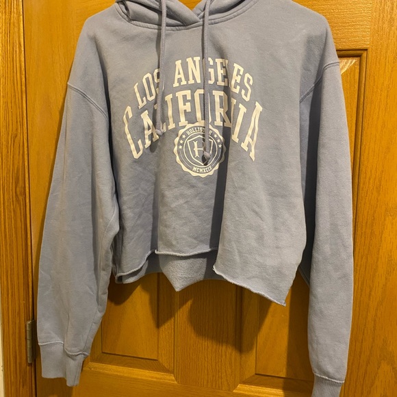 Hollister Tops - Hollister light blue Los Angeles Hoodie